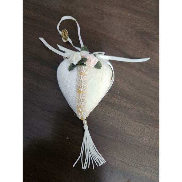 KSA Collectables Vtg Kurt Hadler Victorian Ornament Lot Of 9 With Musical Heart! - Picture 6 of 14